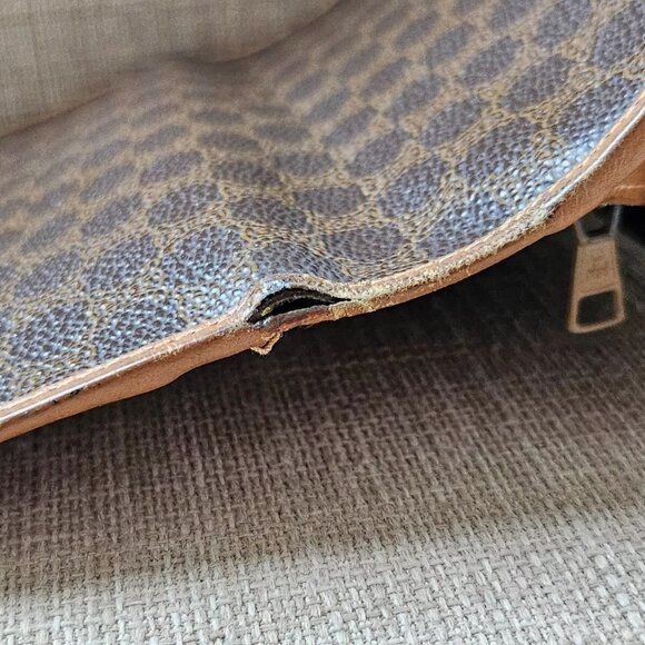 CELINE Paris Card Holder Wallet Macadam Long Clutch Purse Bag Made in Italy auth - Picture 12 of 15